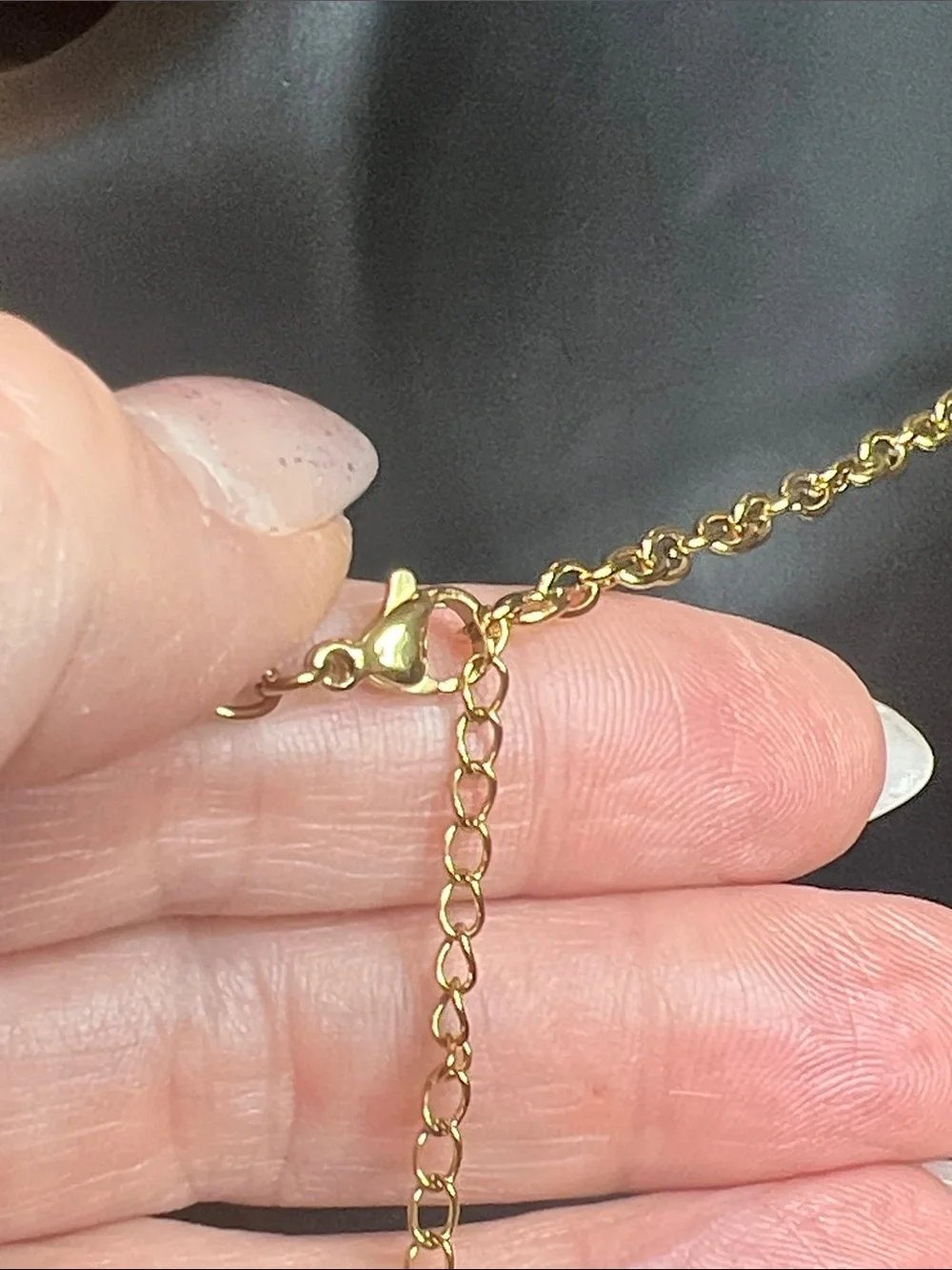Gold-Tone Logo Medallion Pendant Necklace